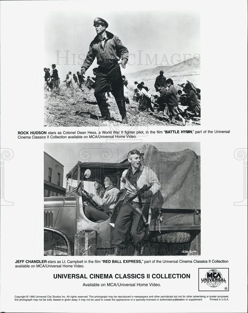 1952 Press Photo Jeff Chandler in &quot;Red Ball Express&quot; - Historic Images