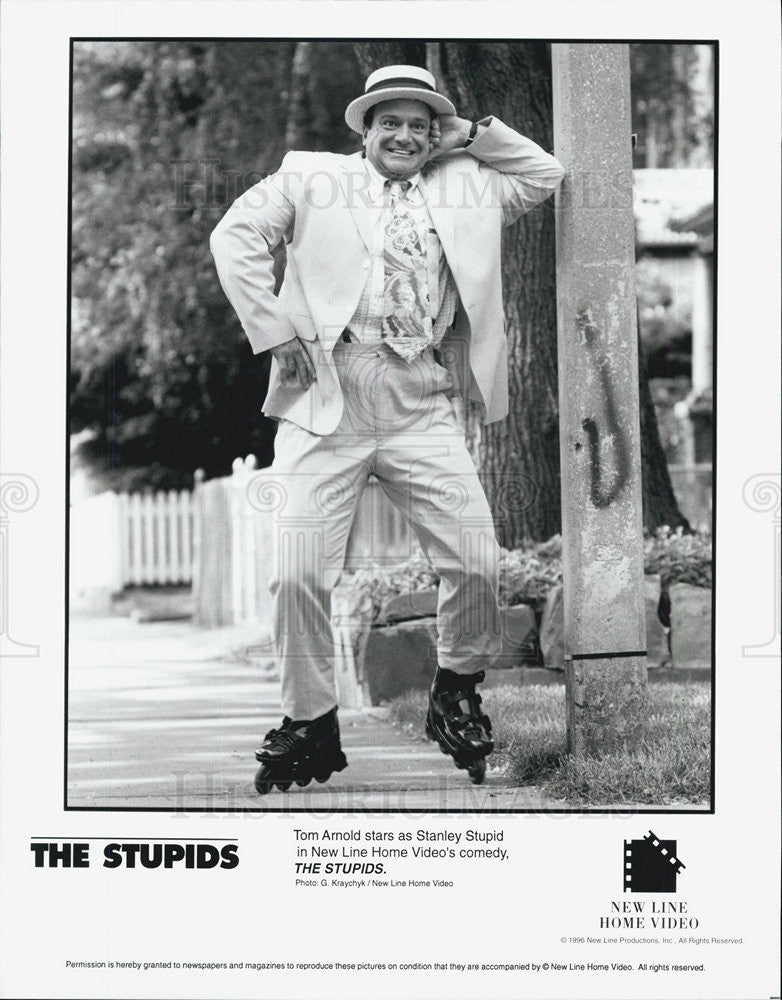1996 Press Photo Tom Arnold of &quot;The Stupids&quot; - Historic Images