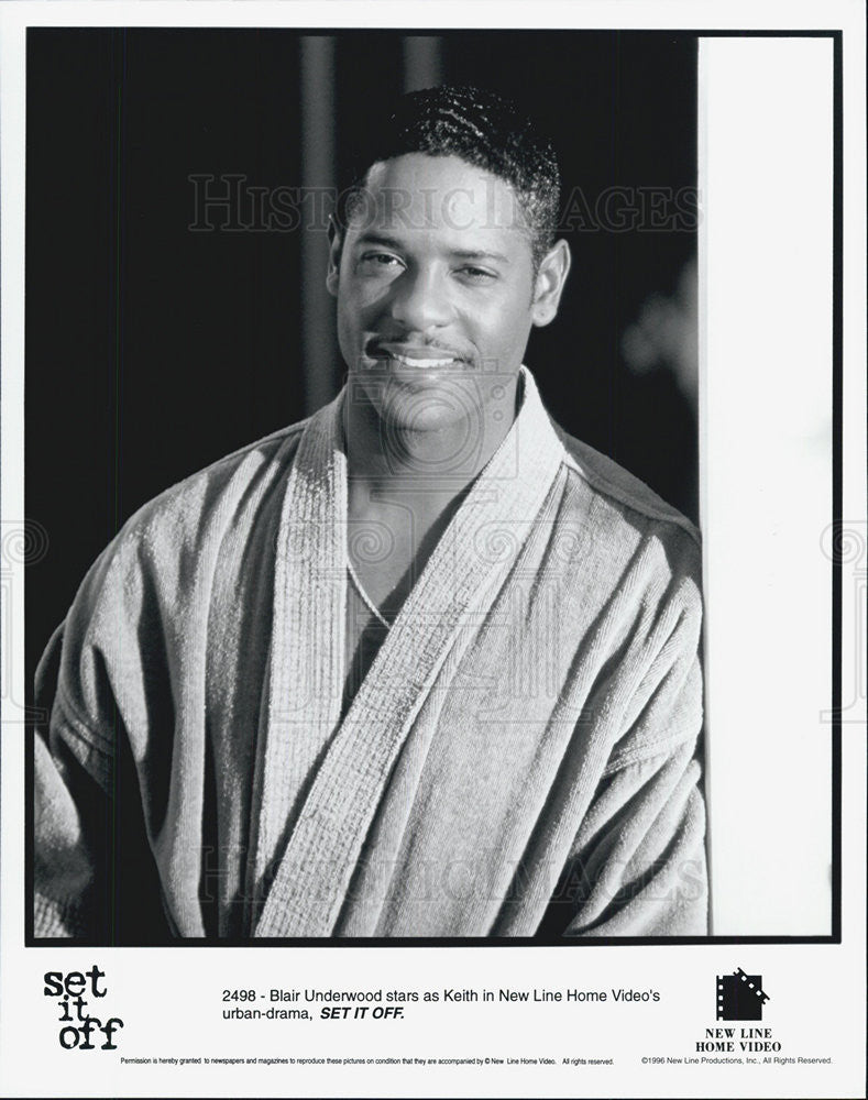 1996 Press Photo Blair Underwood in "Set It Off" - Historic Images