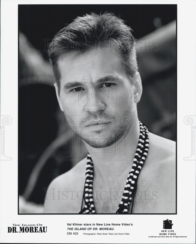 1996 Press Photo Val Kilmer in "The Island of Dr Moreau" - Historic Images