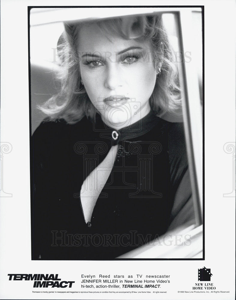 1996 Press Photo Evelyn Reed in &quot;Terminal Impact&quot; - Historic Images