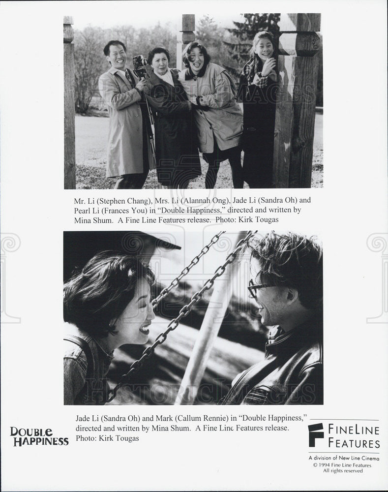 1994 Press Photo Stephen Chang, Alannah Ong, Sandra Oh, Frances You - Historic Images