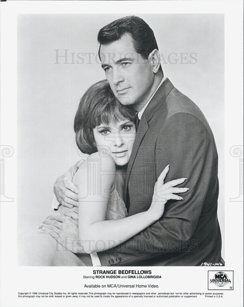 1996 Press Photo Strange Bedfellows Rock Hudson - Historic Images