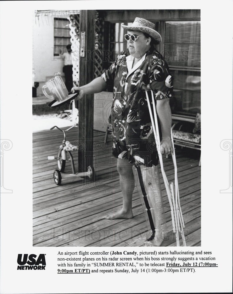 Press Photo John Candy Summer Rental - Historic Images