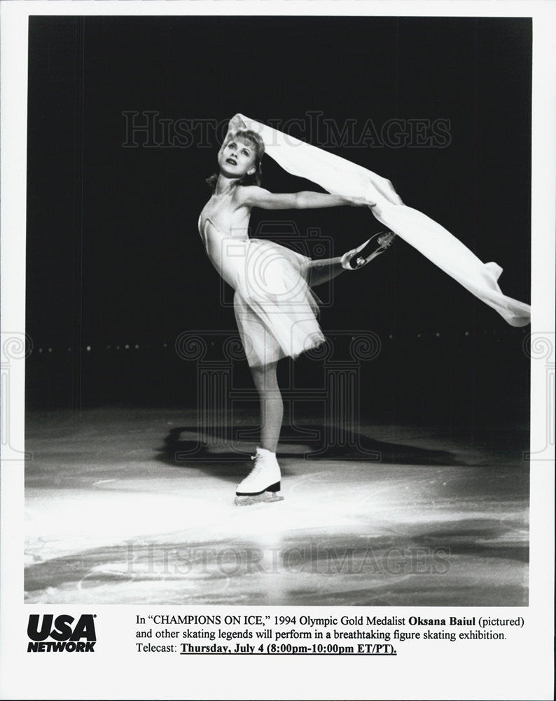 Press Photo Oksana Baiul CHAMPIONS ON ICE - Historic Images