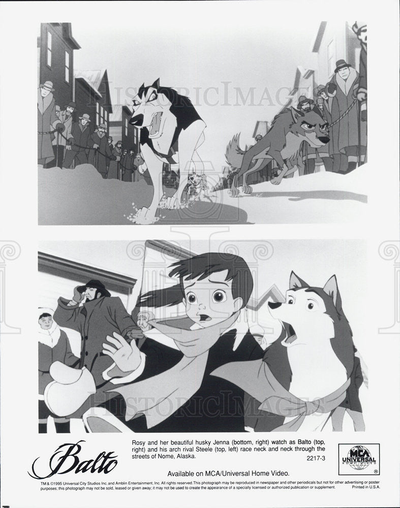 1995 Press Photo BALTO Scene - Historic Images