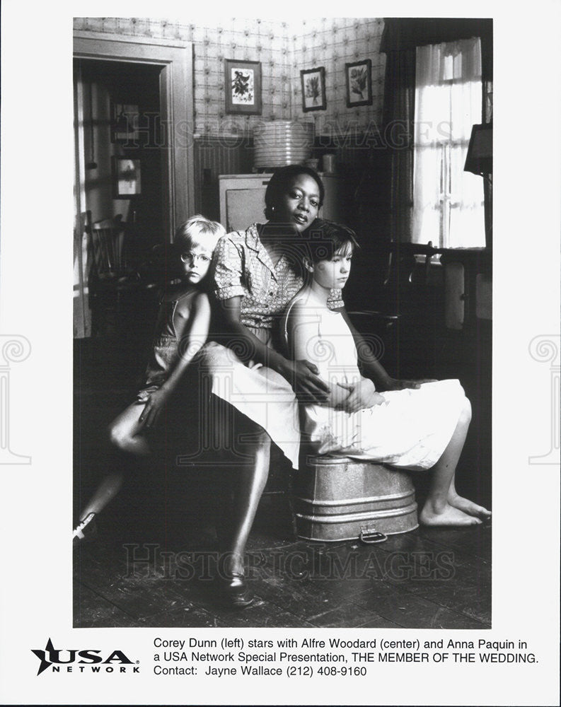 1997 Press Photo Corey Dunn Alfre Woodard Anna Paquin The Member Of The Wedding - Historic Images