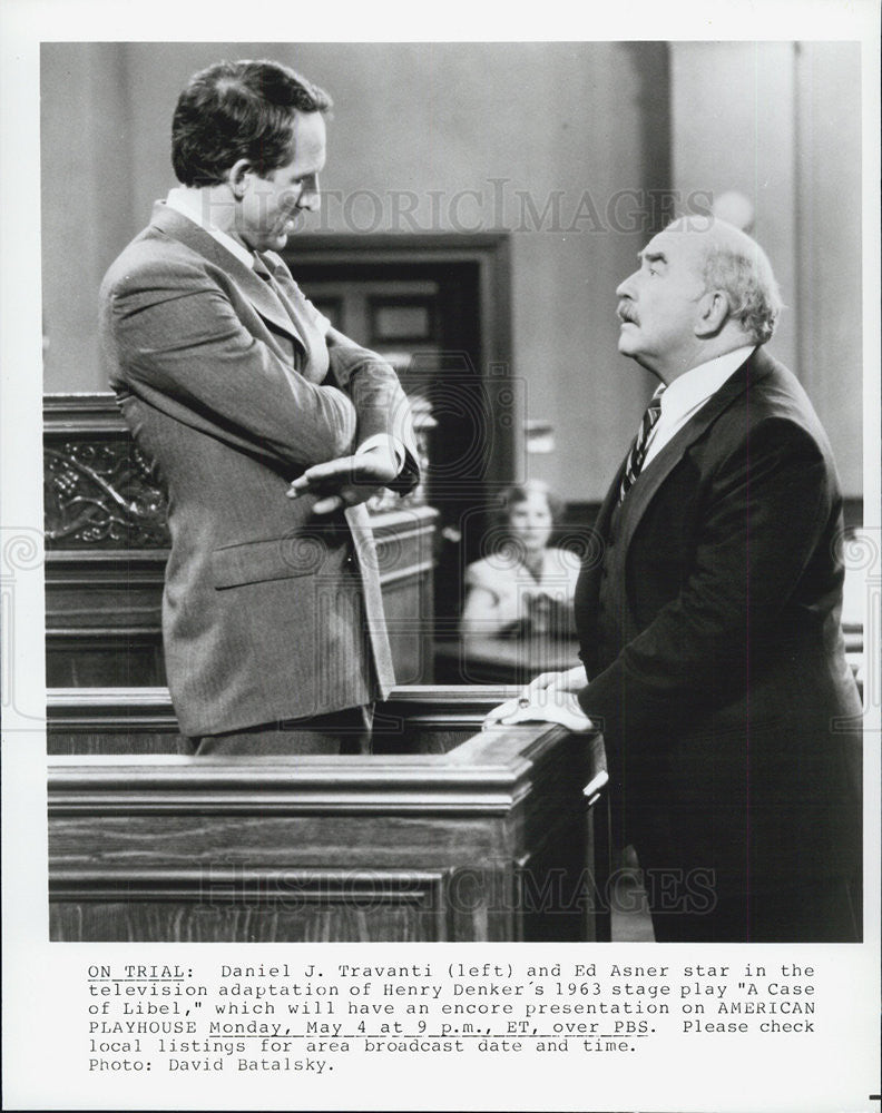 1968 Press Photo "A Case of Libel" Television Premiere - Historic Images