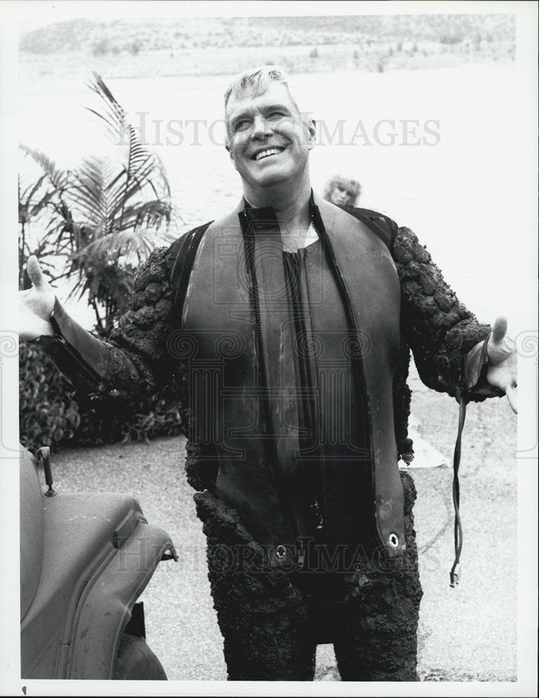 1985 Press Photo George Peppard in &quot;The A-Team&quot; - Historic Images