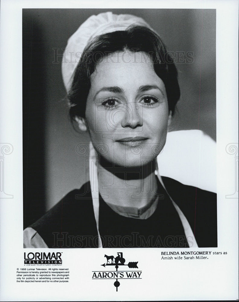 1988 Press Photo Belinda Montgomery as Sarah Miller in &quot;Aaron&#39;s Way&quot; - Historic Images