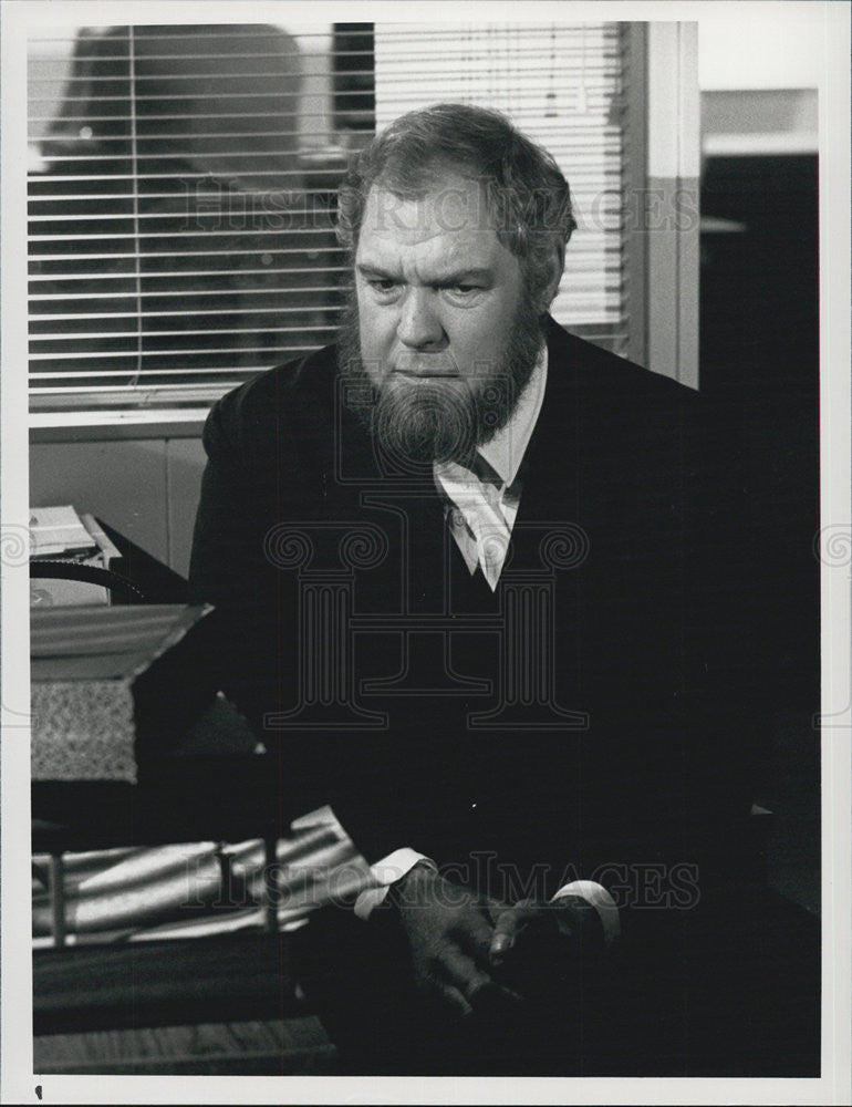 1988 Press Photo Merlin Olsen, star of NBC's "Aaron's Way" - Historic Images