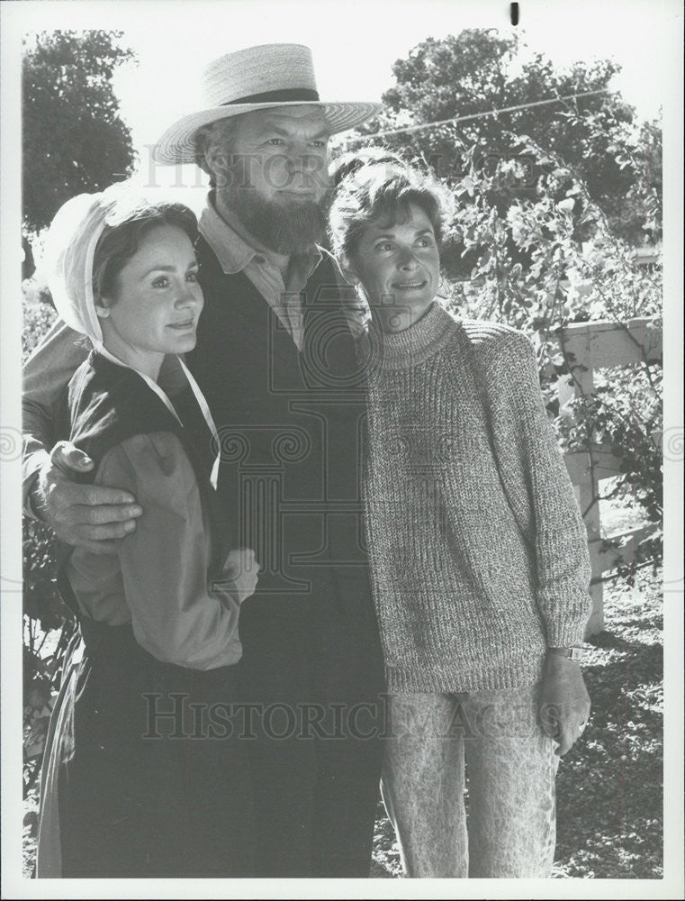 1987 Press Photo Stars of NBC&#39;s &quot;Aaron&#39;s Way&quot; - Historic Images