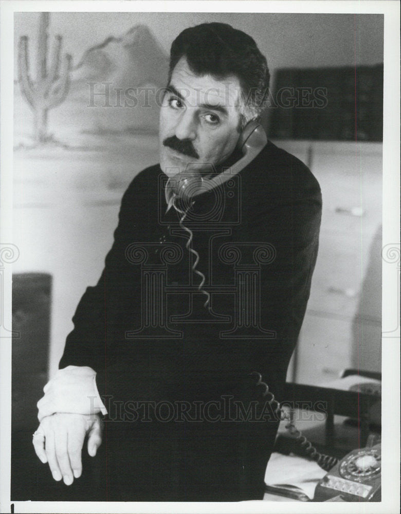 1987 Press Photo Dennis Farina Crime Story Television - Historic Images