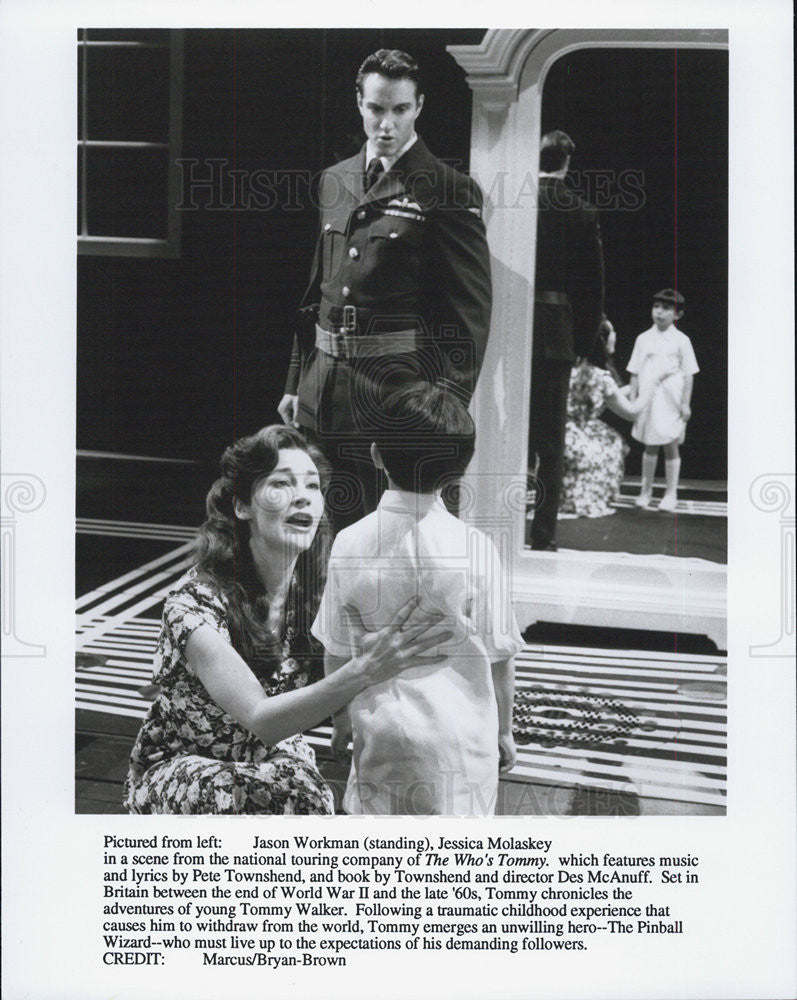 Press Photo Jason Workman Jessica Molaskey The Who's Tommy Stage Production - Historic Images