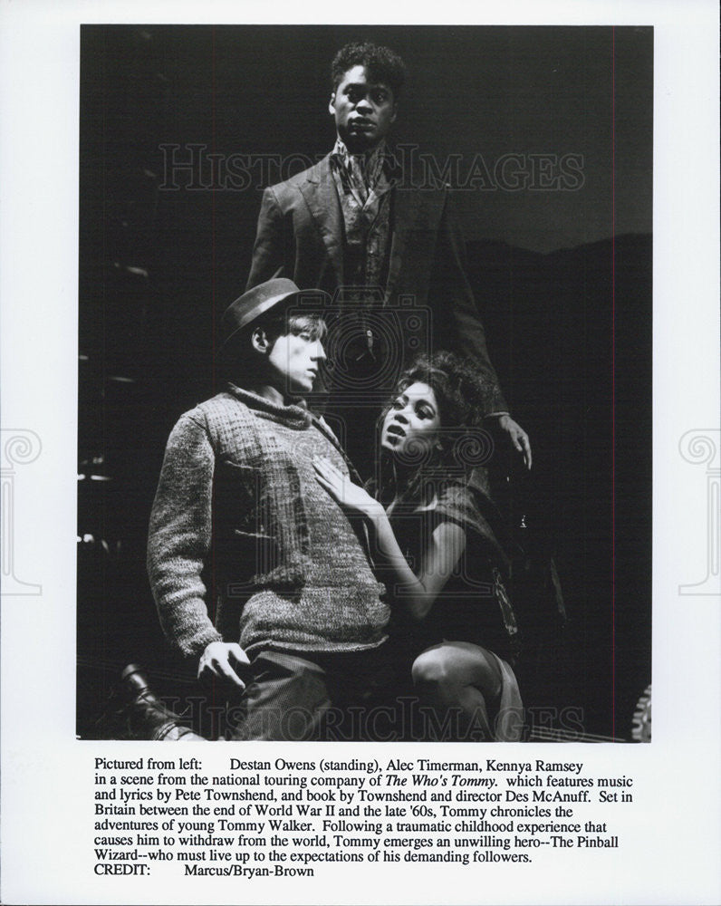 Press Photo Destan Owens Alec Timerman Opera The Who&#39;s Tommy - Historic Images