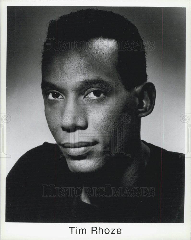 1990 Press Photo Actor Tim Rhoze - Historic Images