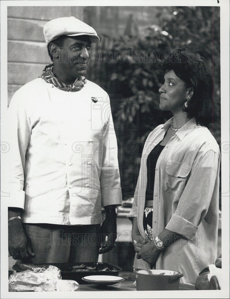 1990 Press Photo Bill Cosby Phylicia Rashad The Cosby Show - Historic Images