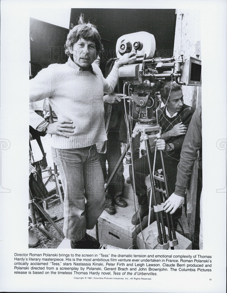 1981 Press Photo Director Roman Polanski of &quot;Tess&quot; - Historic Images