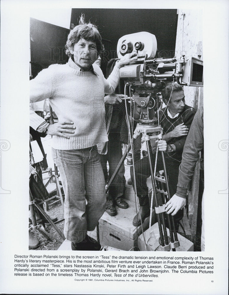 1981 Press Photo Director Roman Polanski of "Tess" - Historic Images