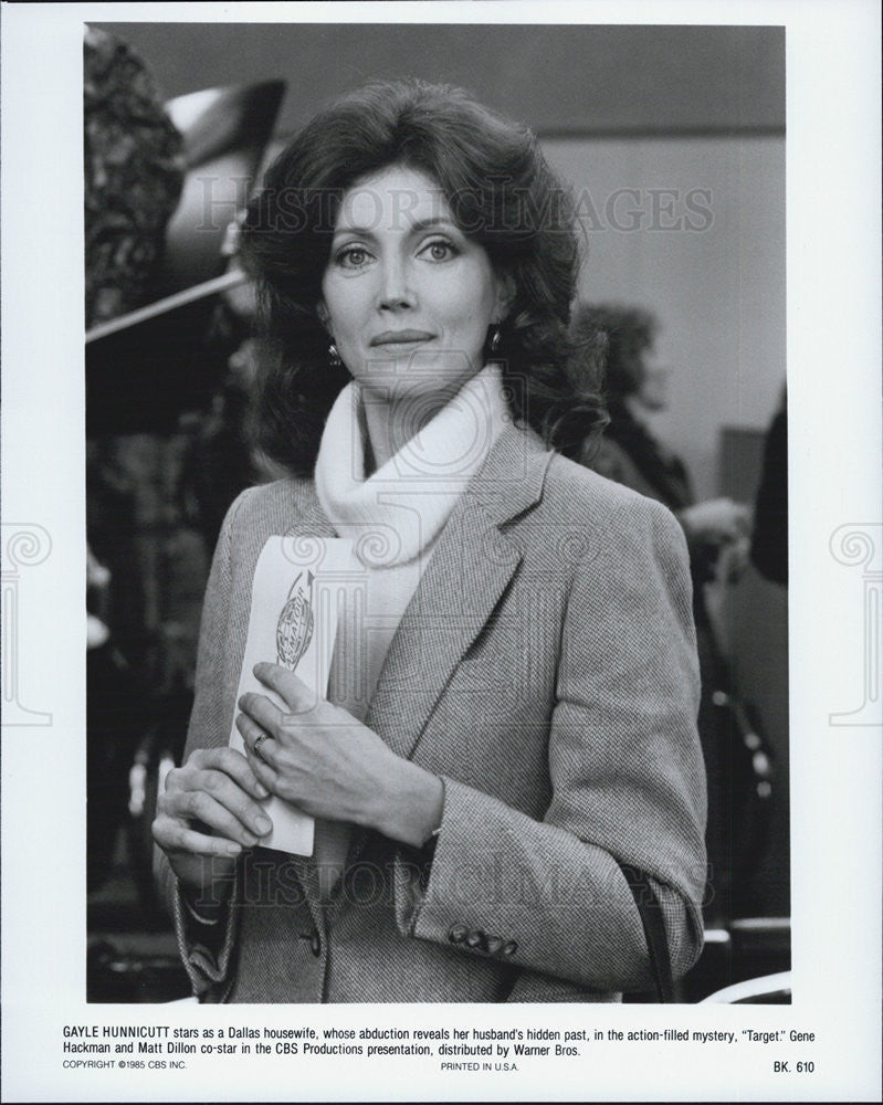 1985 Press Photo Gayle Hunnicutt in "Target" - Historic Images