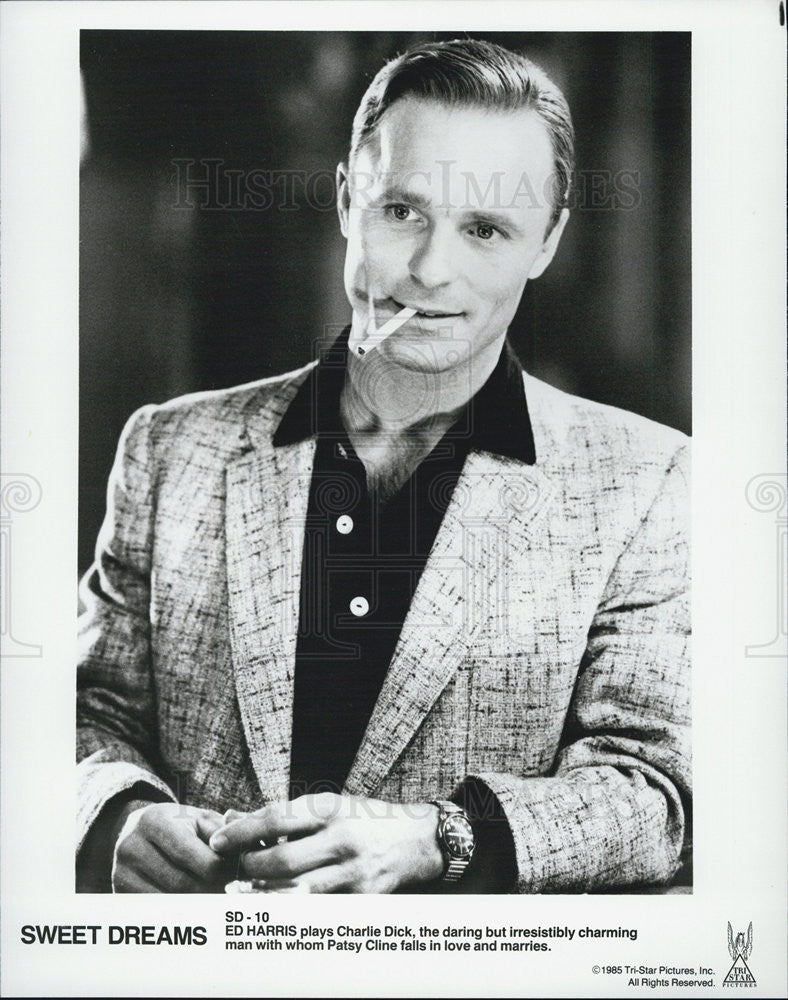 1985 Press Photo Ed Harris in "Sweet Dreams" - Historic Images