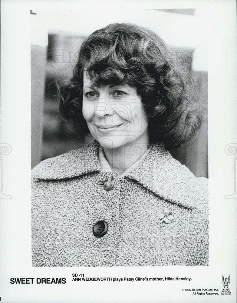 1985 Press Photo Ann Wedgeworth in &quot;Sweet Dreams&quot; - Historic Images