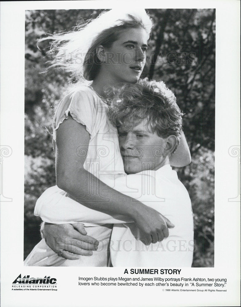 1988 Press Photo A Summer Story Imogen Stubbs Frank Ashton - Historic Images