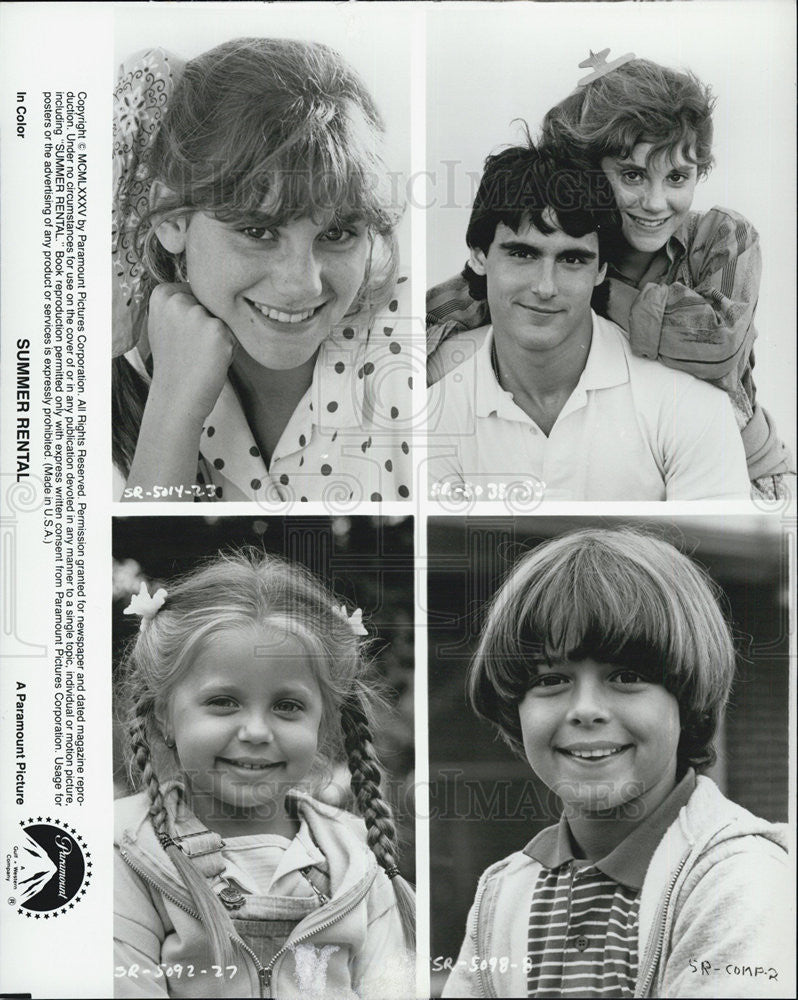 Press Photo Kerri Green Tom Blackwell Joey Lawrence Aubrey Jene Summer Rental - Historic Images