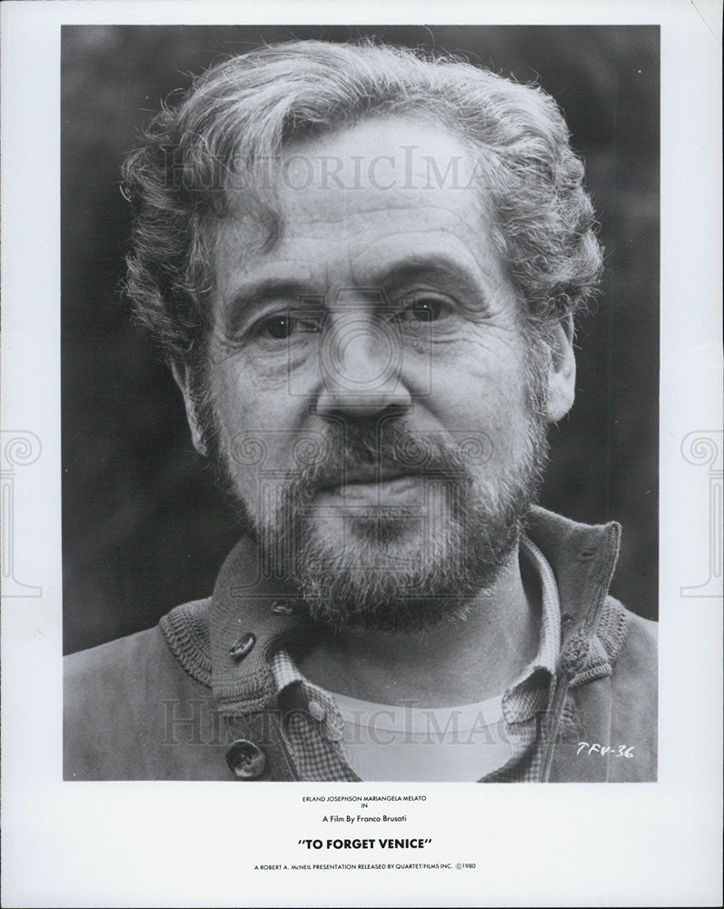 1979 Press Photo Erland Josephson in "To Forget Venice" - Historic Images