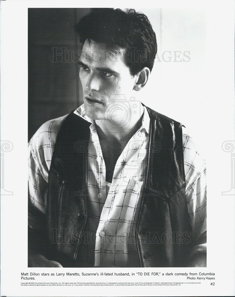 1995 Press Photo Matt Dillion in &quot;to Die For&quot; - Historic Images