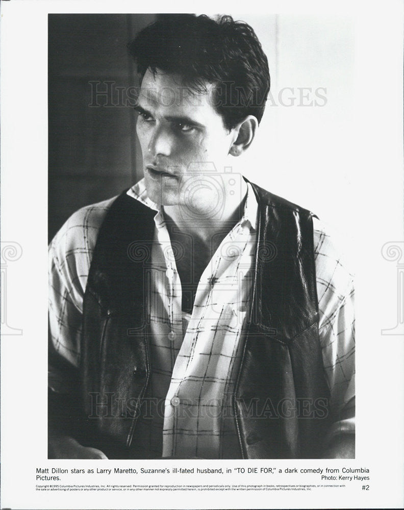 1995 Press Photo Matt Dillion in "to Die For" - Historic Images