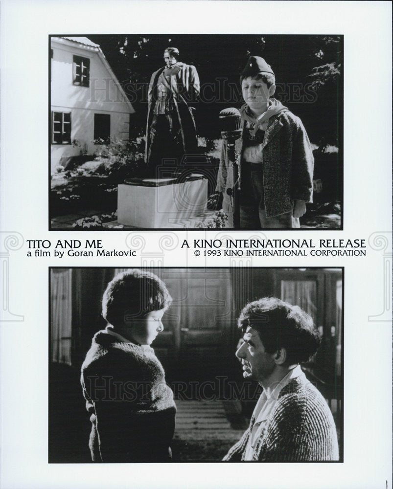 1993 Press Photo of Dimitrije Vojnov in &quot;Tito And Me&quot; - Historic Images