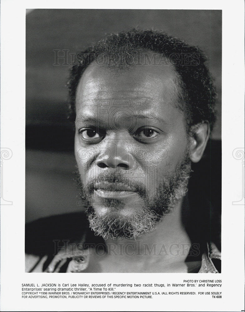 1996 Press Photo Samuel L. Jackson Actor A Time to kill - Historic Images