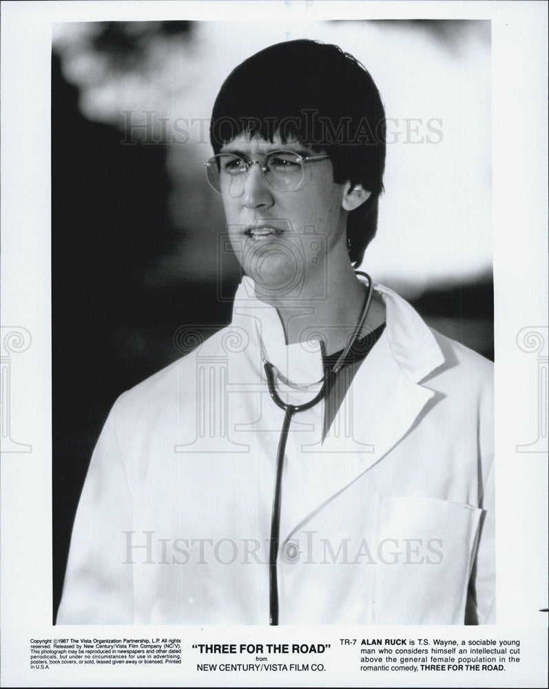 Retro Alan Ruck Actor Alan Ruck in Three For The Road 1987 vintage promo photo print ...