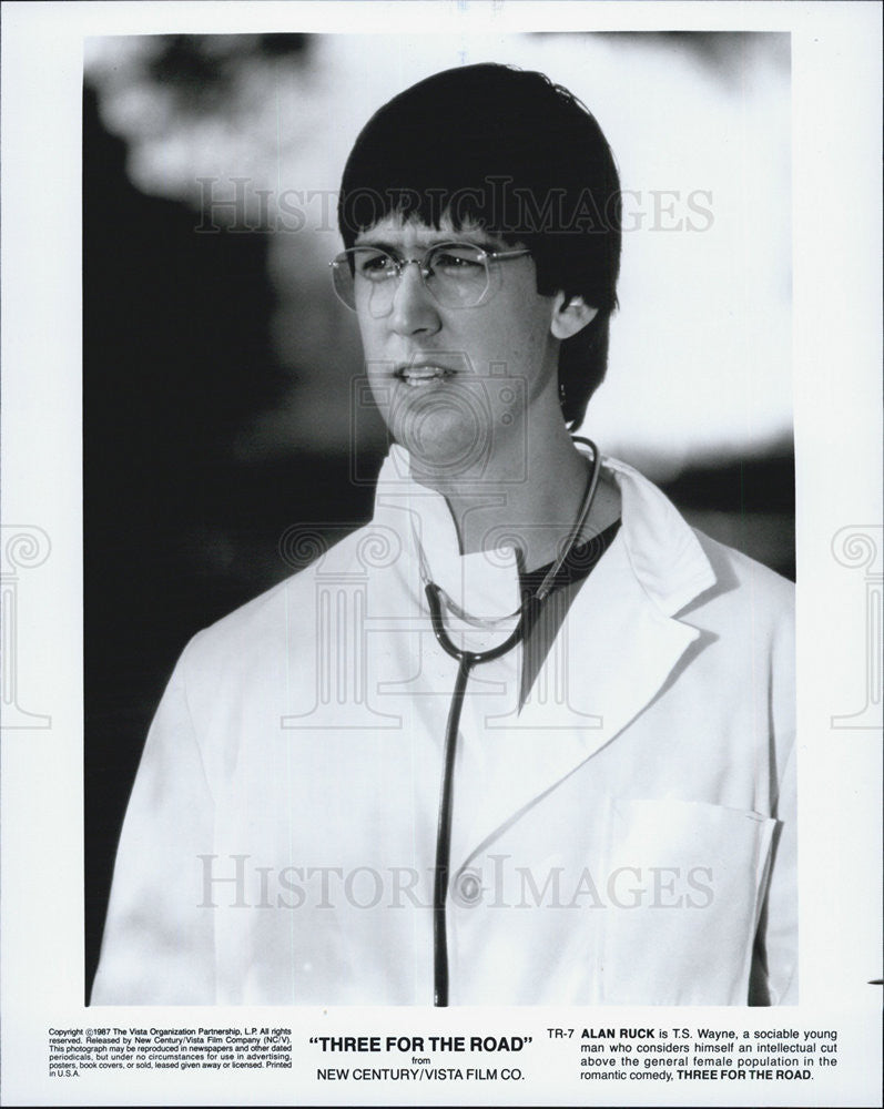 1987 Press Photo Alan Ruck in &quot;Three For The Road&quot; - Historic Images