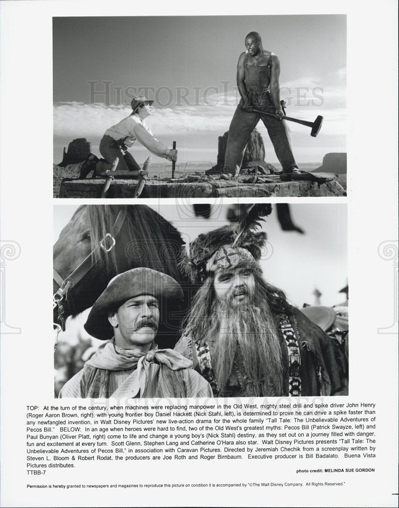 Press Photo Roger Alan Brown TALL TALES UNBELIEVABLE ADVENTURES OF PECOS BILL - Historic Images