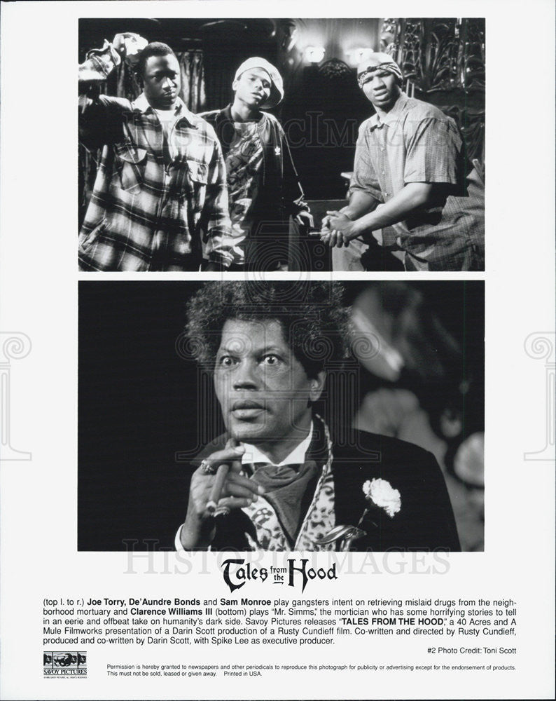 1995 Press Photo top: Joe Torry,De'Aundre Bonds & Sam Monroe  Clarence Williams - Historic Images