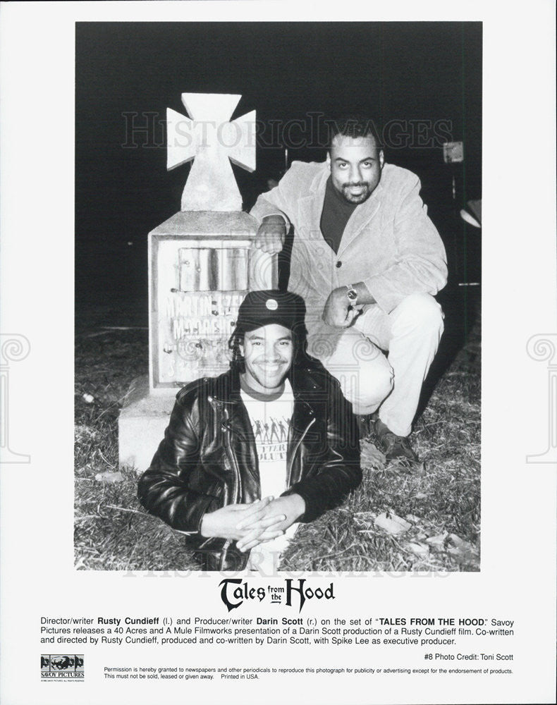 Press Photo Direct/writer, Rusty Cundieff, Producer/writer, Darin Scott - Historic Images