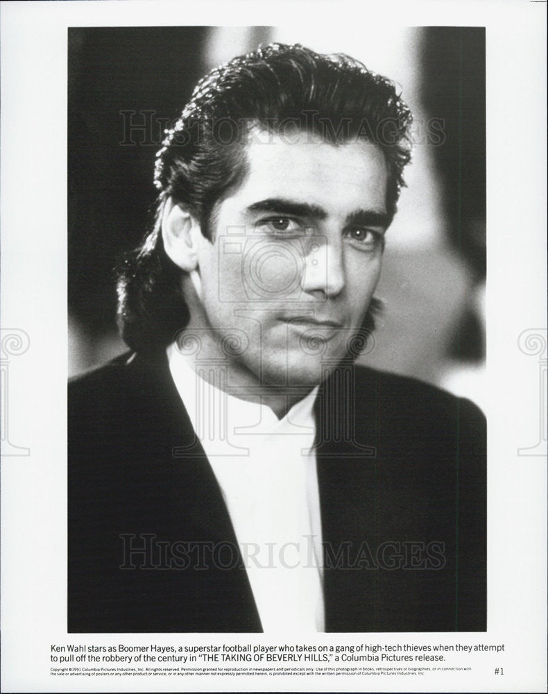 1991 Press Photo Ken Wahl THE TAKING OF BEVERLY HILLS - Historic Images