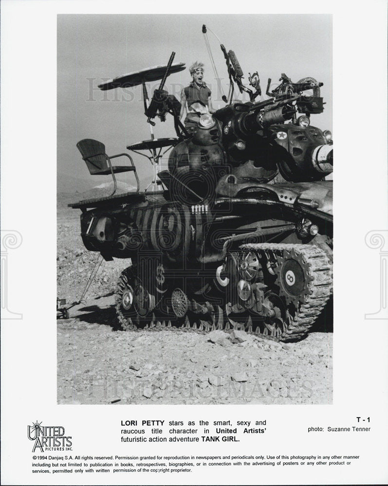 1994 Press Photo Actress Lori Petty Starring In United Artists&#39; &quot;Tank Girl&quot; - Historic Images