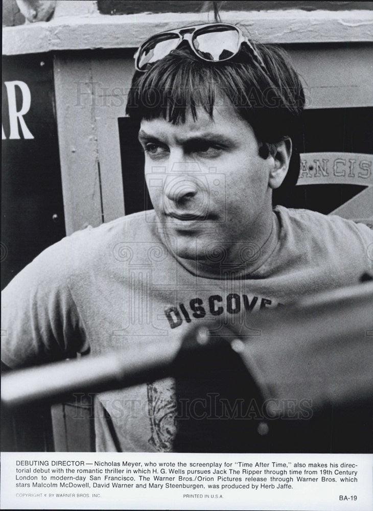 Press Photo Director Nicholas Meyer Time After Time - Historic Images