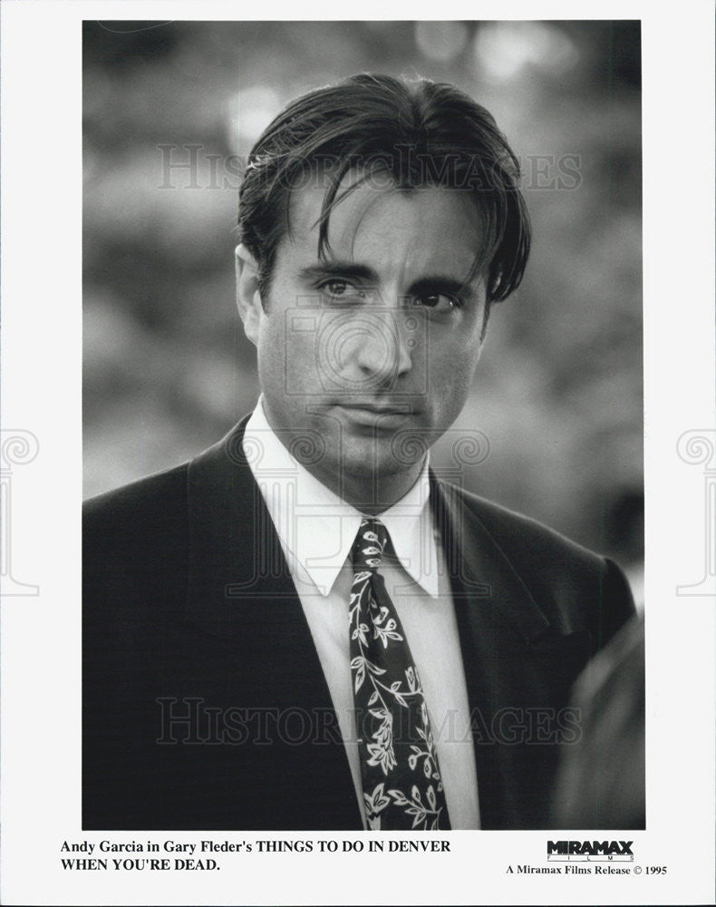 1995 Press Photo Andy Garcia Things To do In Denver When You&#39;re Dead - Historic Images