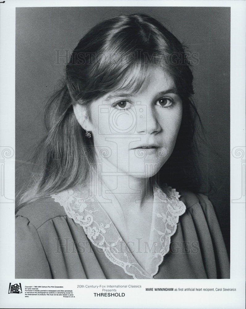 1983 Press Photo Mare Winningham Actress Threshold - Historic Images