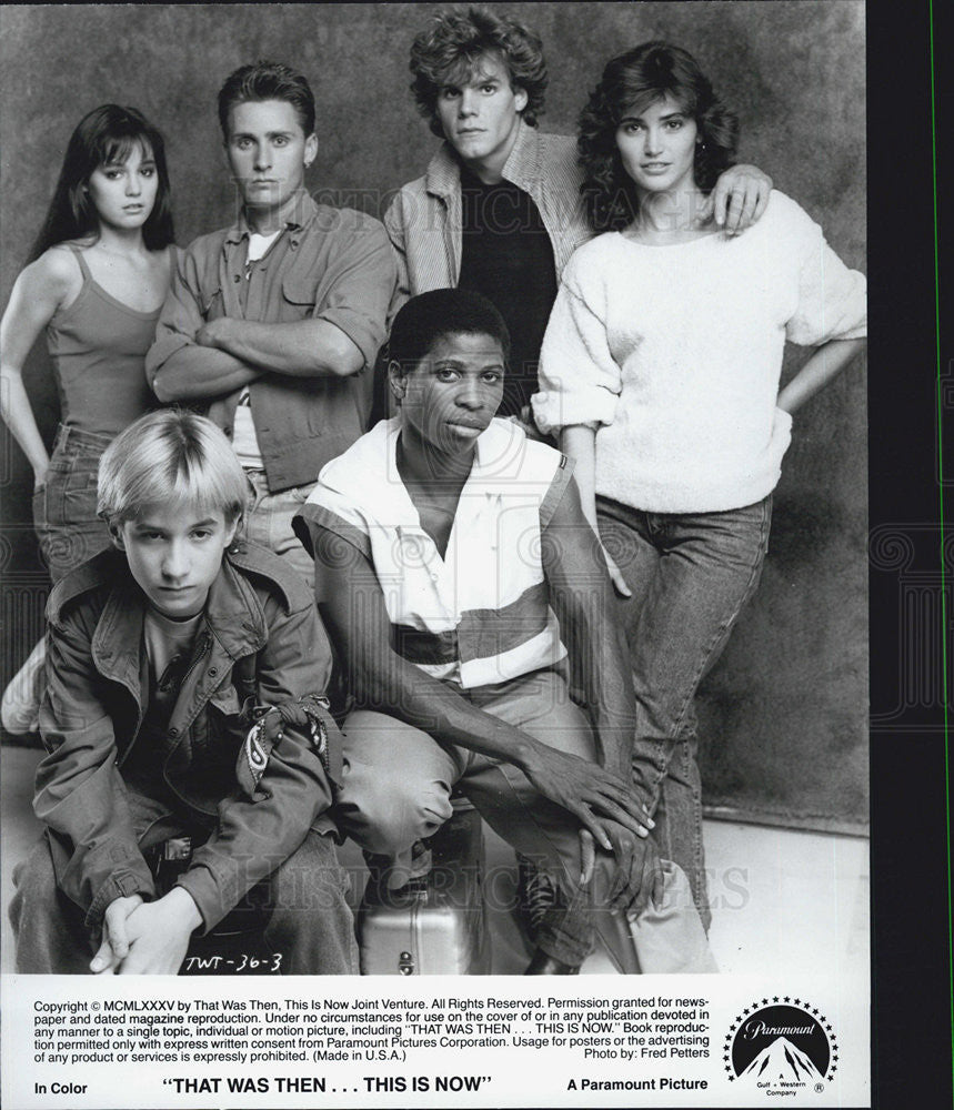 Emilio Estevez In That Was Then This Is Now