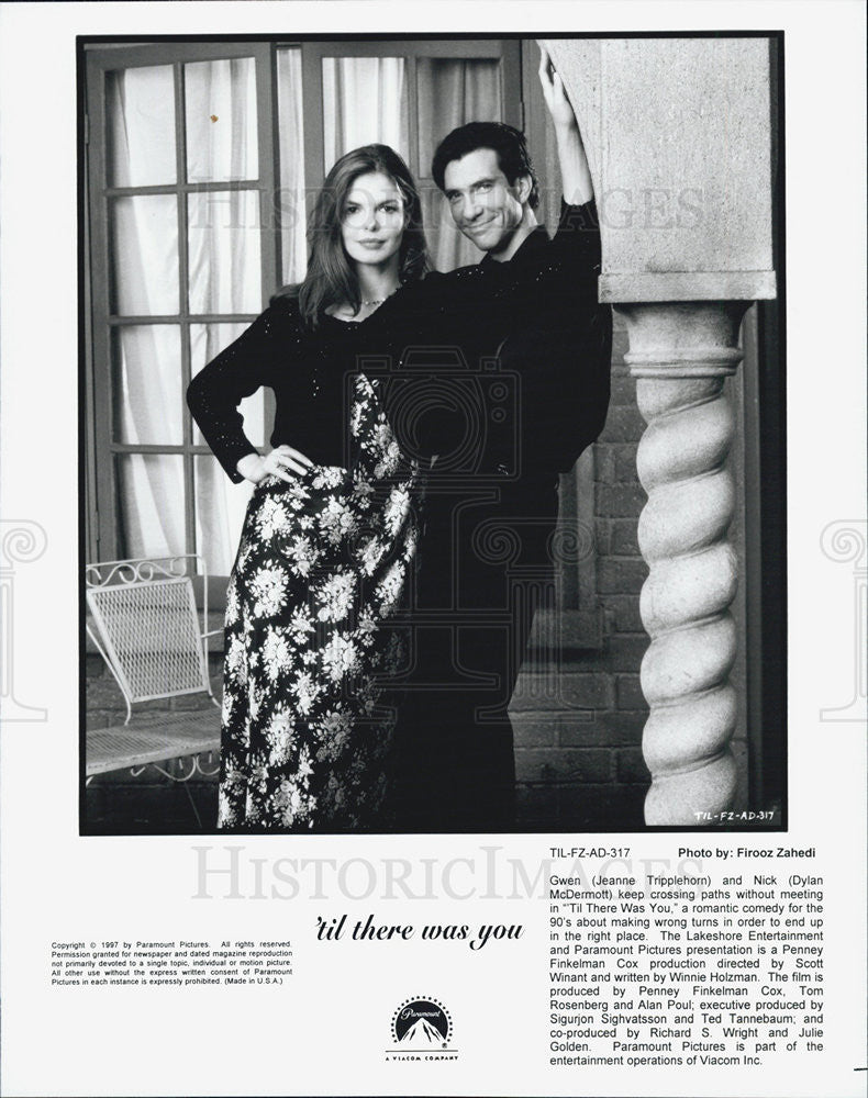 1997 Press Photo Film Til There Was You Jeanne Tripplehorn Dylan McDermott - Historic Images