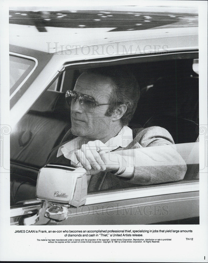 1981 Press Photo James Caan in &quot;Thief&quot; - Historic Images