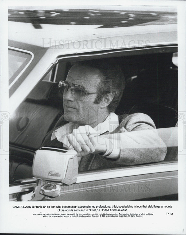 1981 Press Photo James Caan in "Thief" - Historic Images