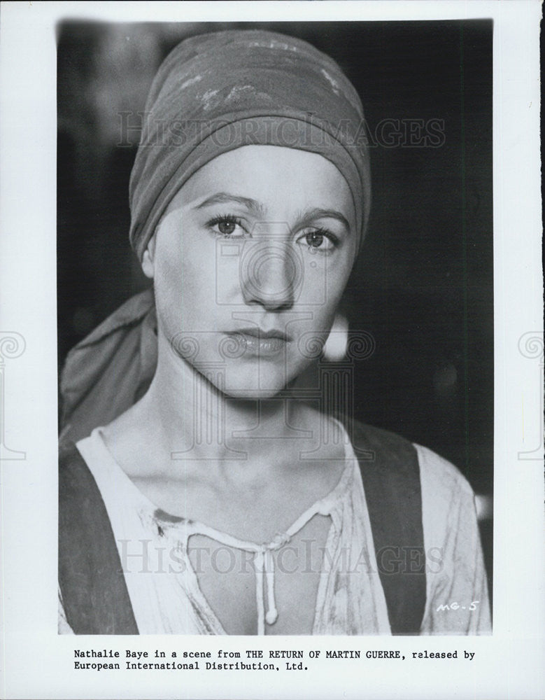 1982 Press Photo Actress Nathalie Baye Starring In &quot;The Return Of Martin Guerre&quot; - Historic Images