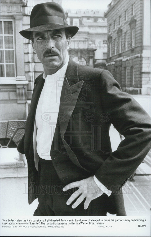 1984 Press Photo Tom Selleck in "Lassiter" - Historic Images