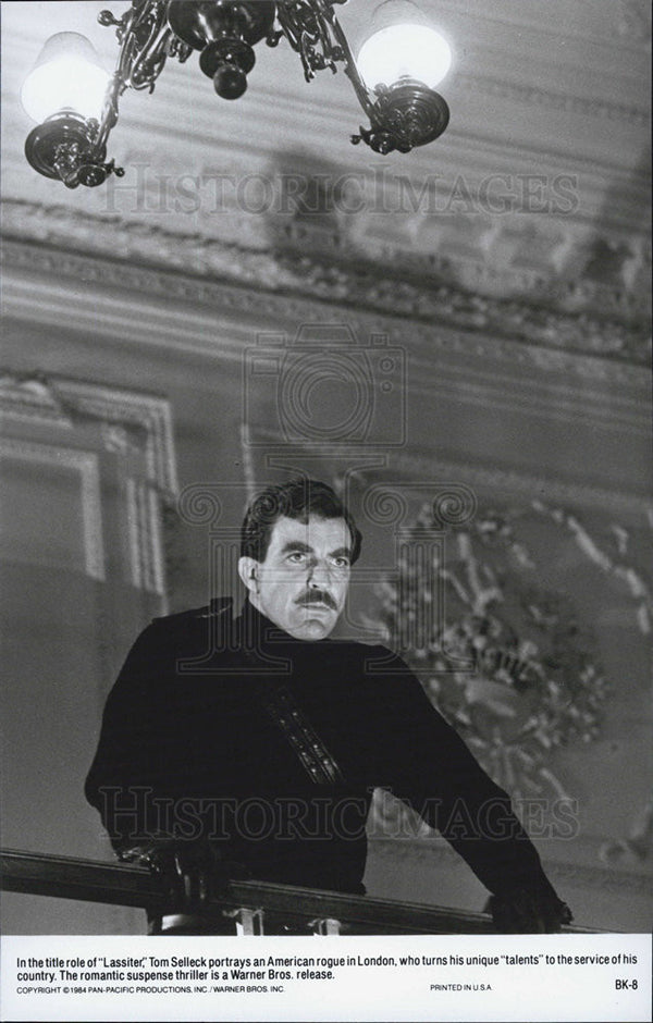 Tom Selleck in Lassiter 1984 vintage promo photo print - Historic Images